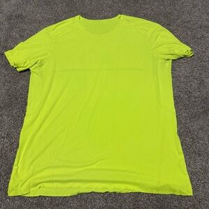 Lululemon Yellow Fast and Free short sleeve shirt.